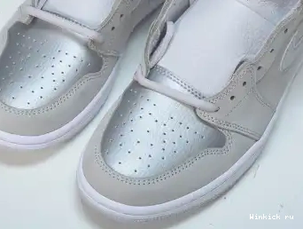 SILVER (WITH JAPAN SPECIAL 1 AIR GREY NEUTRAL JORDAN  METALLIC BOX) 0701